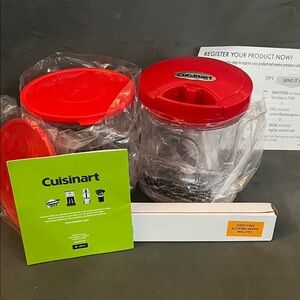 Cuisinart Red Kitchen Storage Set
